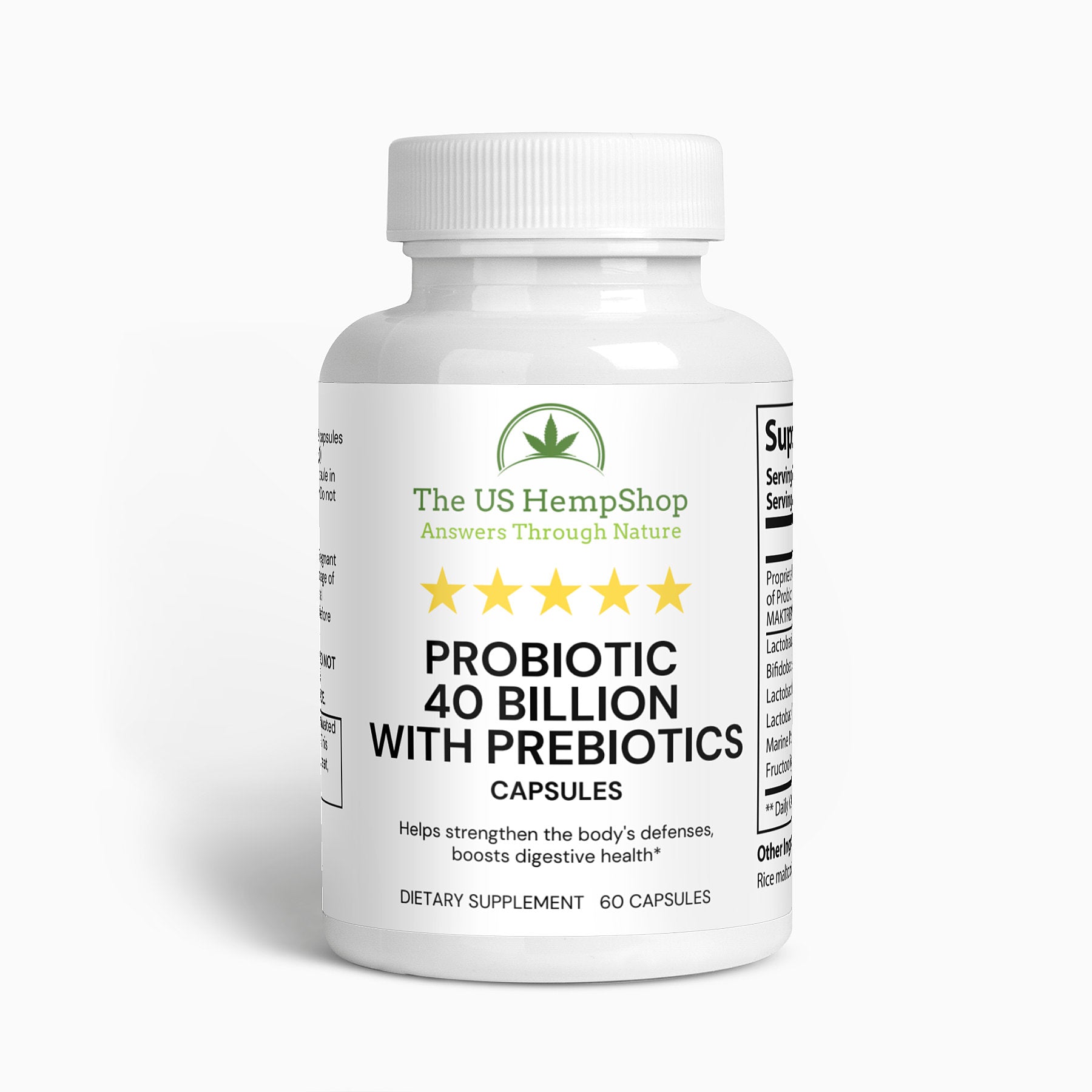 Super powered pro and prebiotics with 40 billion CFM to help your digestive health in ways that will benefit you greatly. We know you will love them!